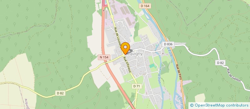 localisation de l'entreprise J.C.A.E  ACQUIGNY