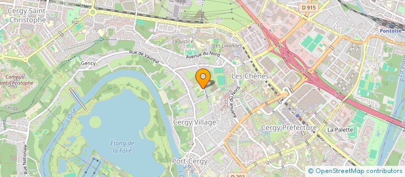 localisation de l'entreprise J.C AUTOMOBILE  CERGY