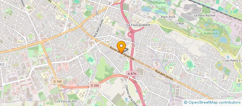 localisation de l'entreprise J C AUTOMOBILES  LES PONTS-DE-CE