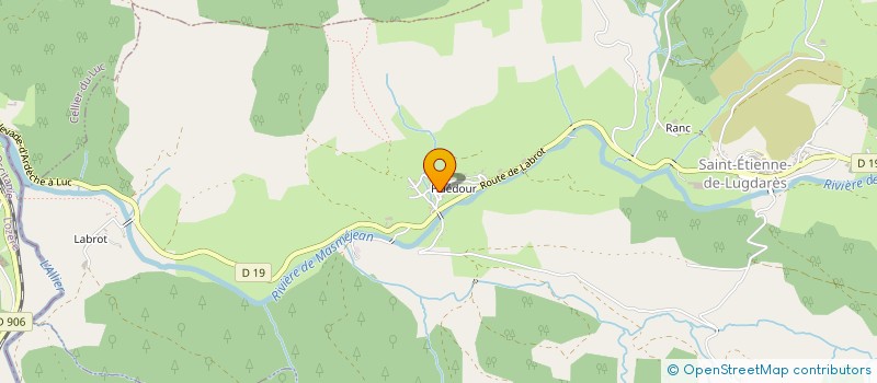 localisation de l'entreprise J.C.B.CONSTRUCTIONS  SAINT-ETIENNE-DE-LUGDARES