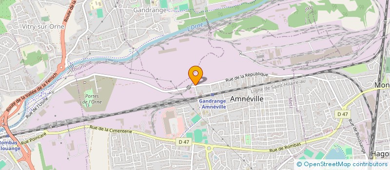 localisation de l'entreprise J.C.B.N. à AMNEVILLE