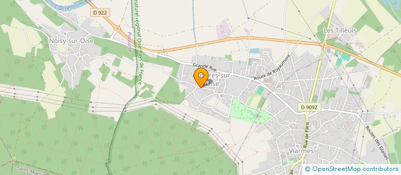 localisation de l'entreprise J.C.B.P. à ASNIERES-SUR-OISE