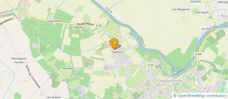 localisation de l'entreprise J.C.B.SERIGRAPHIE  NEGREPELISSE