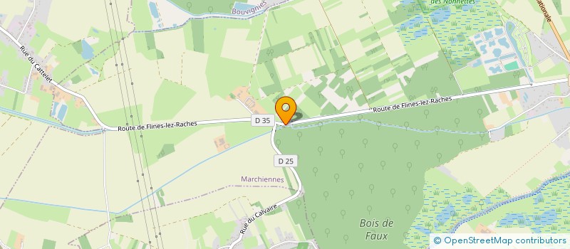 localisation de l'entreprise J.C.B. SERRUYS  MARCHIENNES