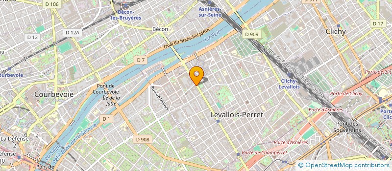 localisation de l'entreprise J.C.C.F. à LEVALLOIS-PERRET