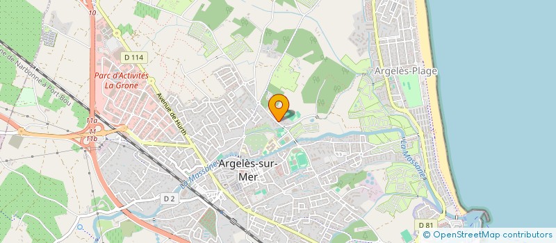 localisation de l'entreprise J C C INVEST  ARGELES SUR MER