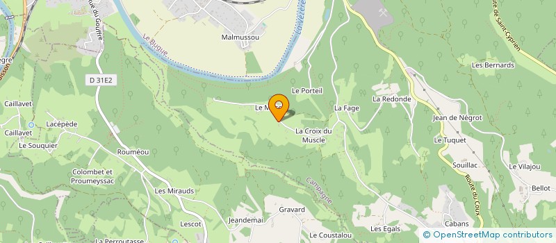 localisation de l'entreprise J.C.C.M. à LES EYZIES