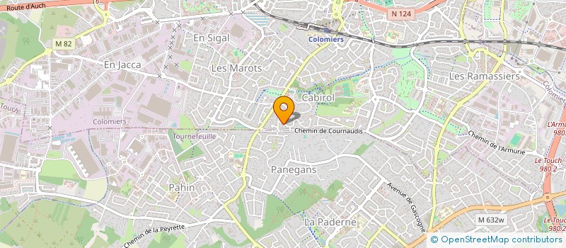 localisation de l'entreprise J&C CARRELAGE à COLOMIERS