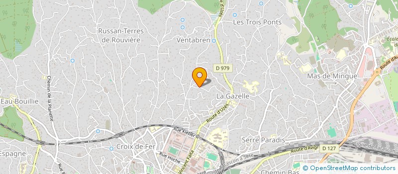 localisation de l'entreprise J C CHARROIN à NIMES