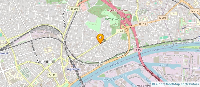 localisation de l'entreprise J&C CONCEPT  ARGENTEUIL