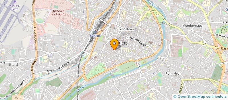 localisation de l'entreprise J C CONSTRUCTION à POITIERS