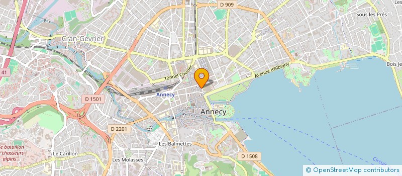 localisation de l'entreprise J.C.D. CONSEILS  ANNECY