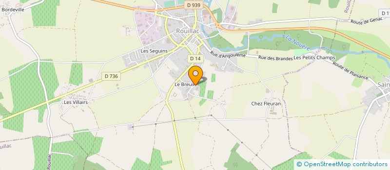 localisation de l'entreprise J.C DHIERSAT à ROUILLAC