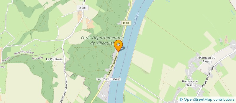 localisation de l'entreprise J-C DOLIQUE SARL à RIVES-EN-SEINE