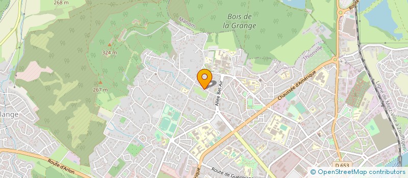 localisation de l'entreprise J.C.E. à THIONVILLE