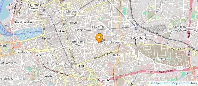 localisation de l'entreprise J C F à MARSEILLE