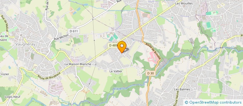 localisation de l'entreprise J C F SERVICES à VAUGNERAY