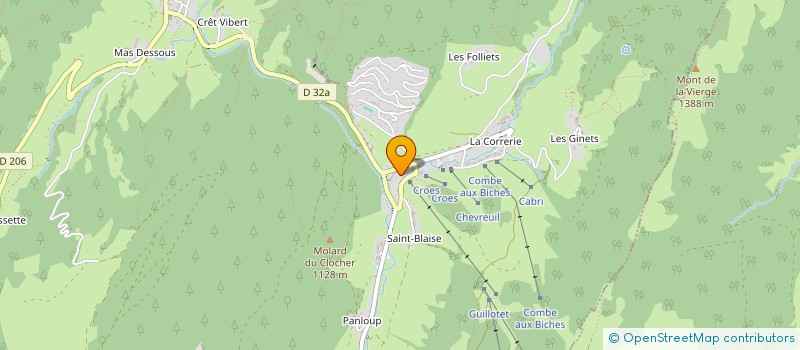 localisation de l'entreprise J.C FOURNIER SPORTS à AILLON-LE-JEUNE