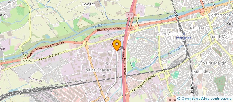 localisation de l'entreprise J C FRANCE  PERPIGNAN