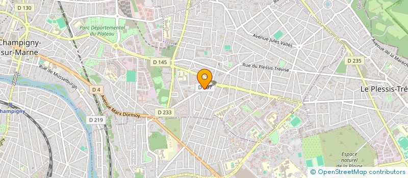localisation de l'entreprise J C G à CHAMPIGNY-SUR-MARNE
