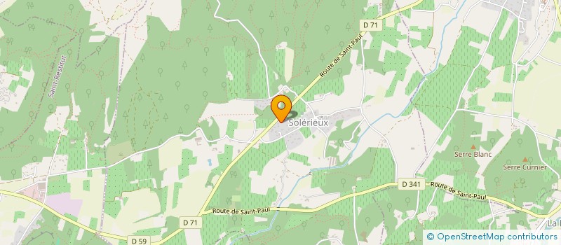 localisation de l'entreprise J C G  SOLERIEUX