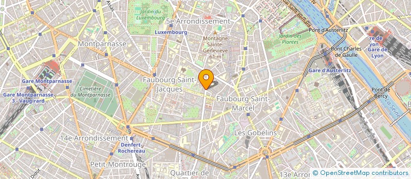localisation de l'entreprise J.C.G. à PARIS