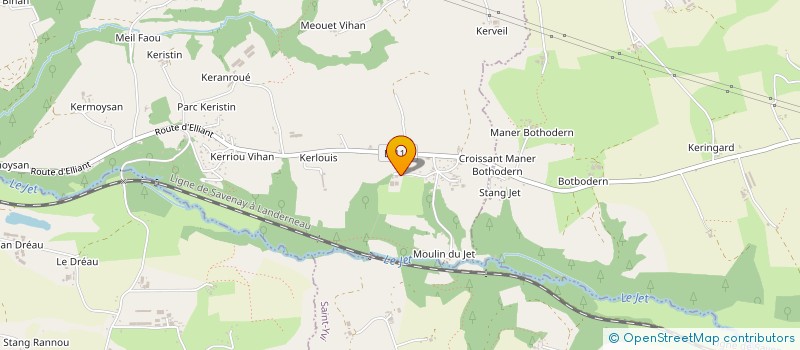 localisation de l'entreprise J.C.G.E.E.  ERGUE GABERIC