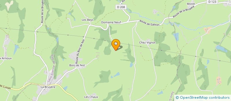 localisation de l'entreprise J.C.H.B.  LAPALISSE