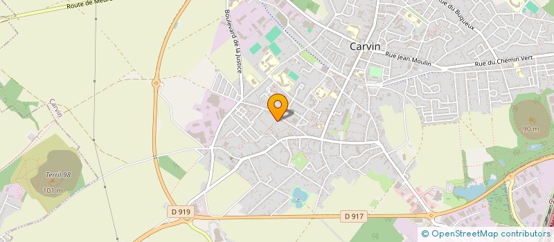localisation de l'entreprise J.C. HUMEZ à CARVIN
