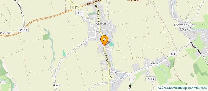 localisation de l'entreprise J C I  ERVY-LE-CHATEL