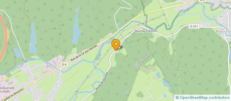 localisation de l'entreprise J.C.I.B.  FROIDECONCHE