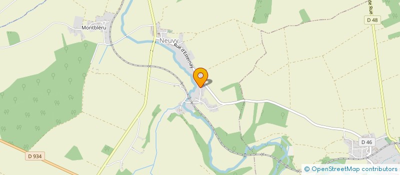 localisation de l'entreprise J & C IMMO  NEUVY