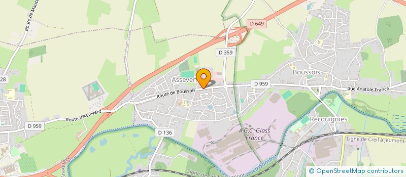 localisation de l'entreprise J.C IMMOBILIERS  ASSEVENT