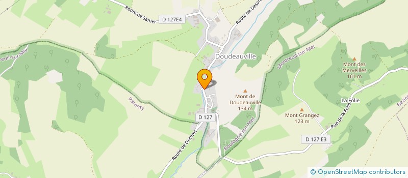 localisation de l'entreprise J C  INVESTISSEMENT à DOUDEAUVILLE