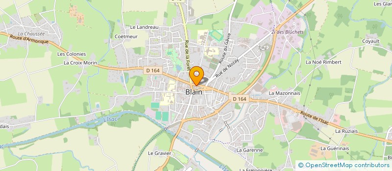localisation de l'entreprise J & C JEUX ET CONSOLES à BLAIN