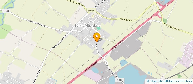 localisation de l'entreprise J C L  LAFITTE-VIGORDANE