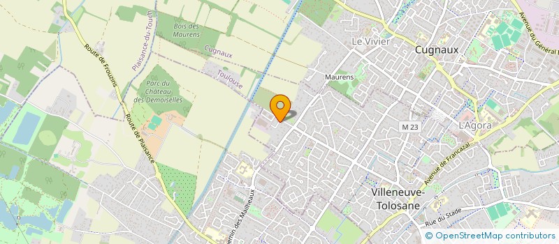 localisation de l'entreprise J.C.L à VILLENEUVE-TOLOSANE