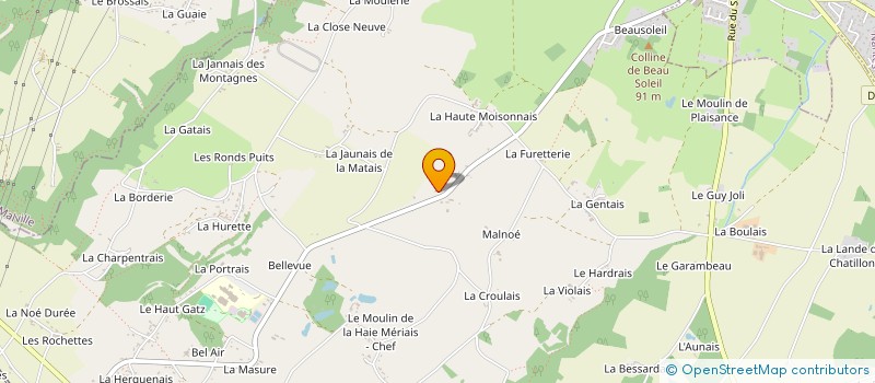 localisation de l'entreprise J.C.L  CORDEMAIS