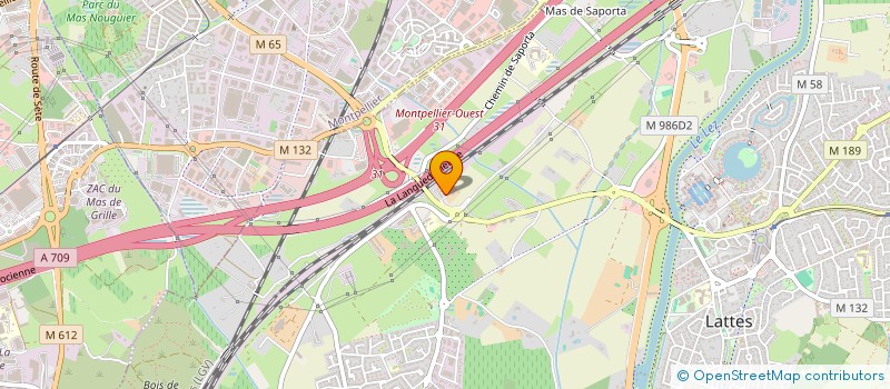 localisation de l'entreprise J.C.L.S. à LATTES