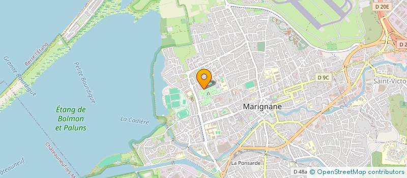 localisation de l'entreprise J C M  MARIGNANE