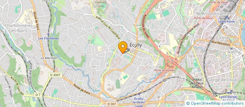 localisation de l'entreprise J.C.M.  ECULLY