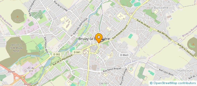 localisation de l'entreprise J & C MODE à BRUAY-LA-BUISSIERE