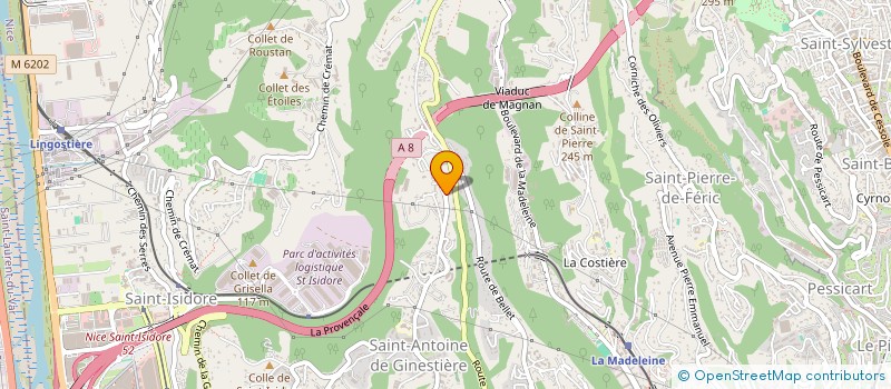 localisation de l'entreprise J.C.NET à NICE