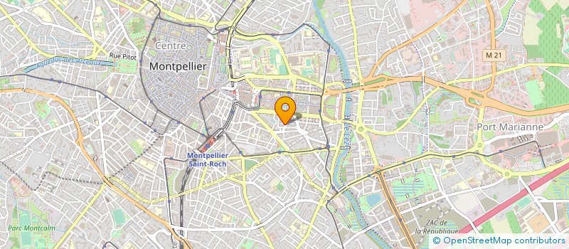 localisation de l'entreprise J-C NETTOYAGE à MONTPELLIER