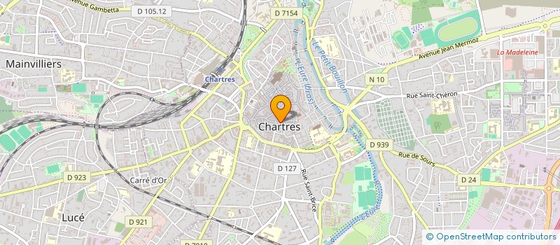 localisation de l'entreprise J.C.P. à CHARTRES