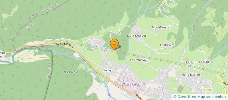 localisation de l'entreprise J.C.P  UGINE