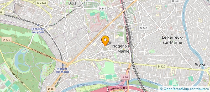 localisation de l'entreprise J.C.P. AUTO à NOGENT-SUR-MARNE