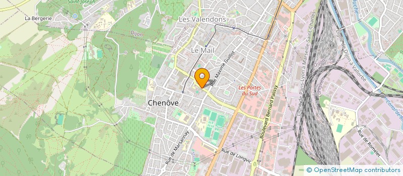 localisation de l'entreprise J. C. PARTICIPATIONS à CHENOVE