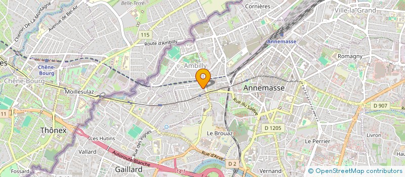 localisation de l'entreprise J&C PARTNERS  AMBILLY