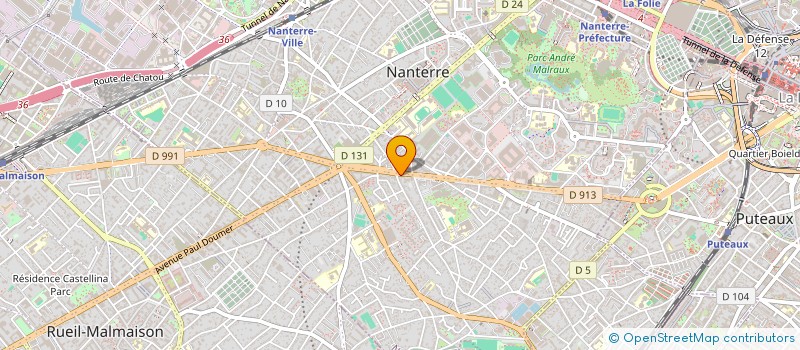 localisation de l'entreprise J C PHOTO  NANTERRE